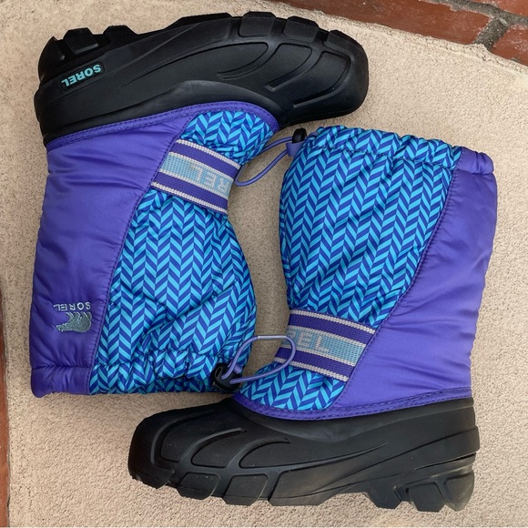 🆕Sorel Cub Graphic Big Kids Style: Ny1882 | Purple Lotus | Sz 5 - Picture 7 of 11